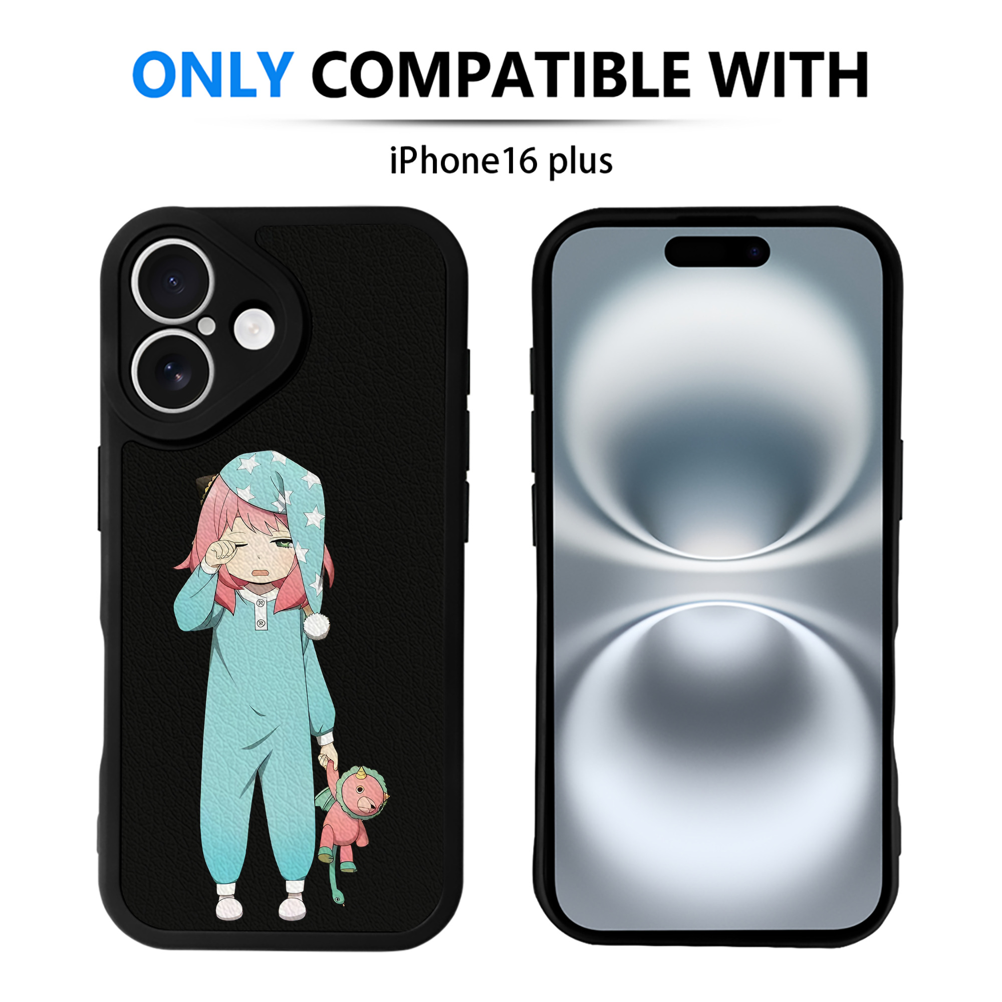 （画像用） SPY×FAMILY间谍家家酒 【iPhone 16シリーズ対応】シリコンスマホケース（レザー調） 材質：シリコン